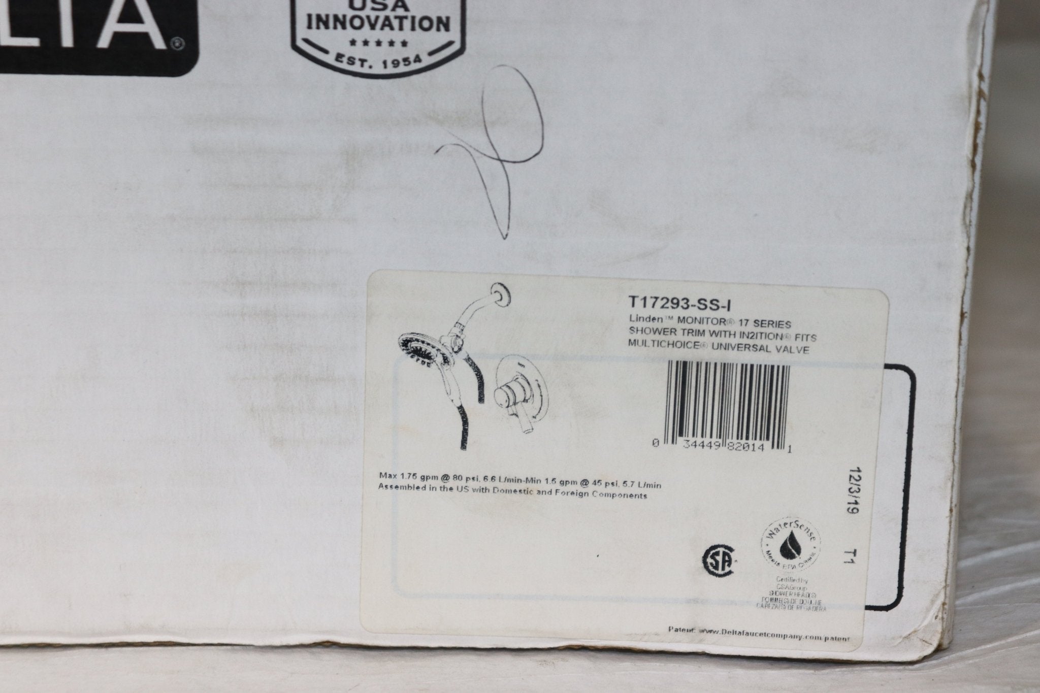 Delta Linden Shower Trim T17293-SS-1 - Northside Material Brokers