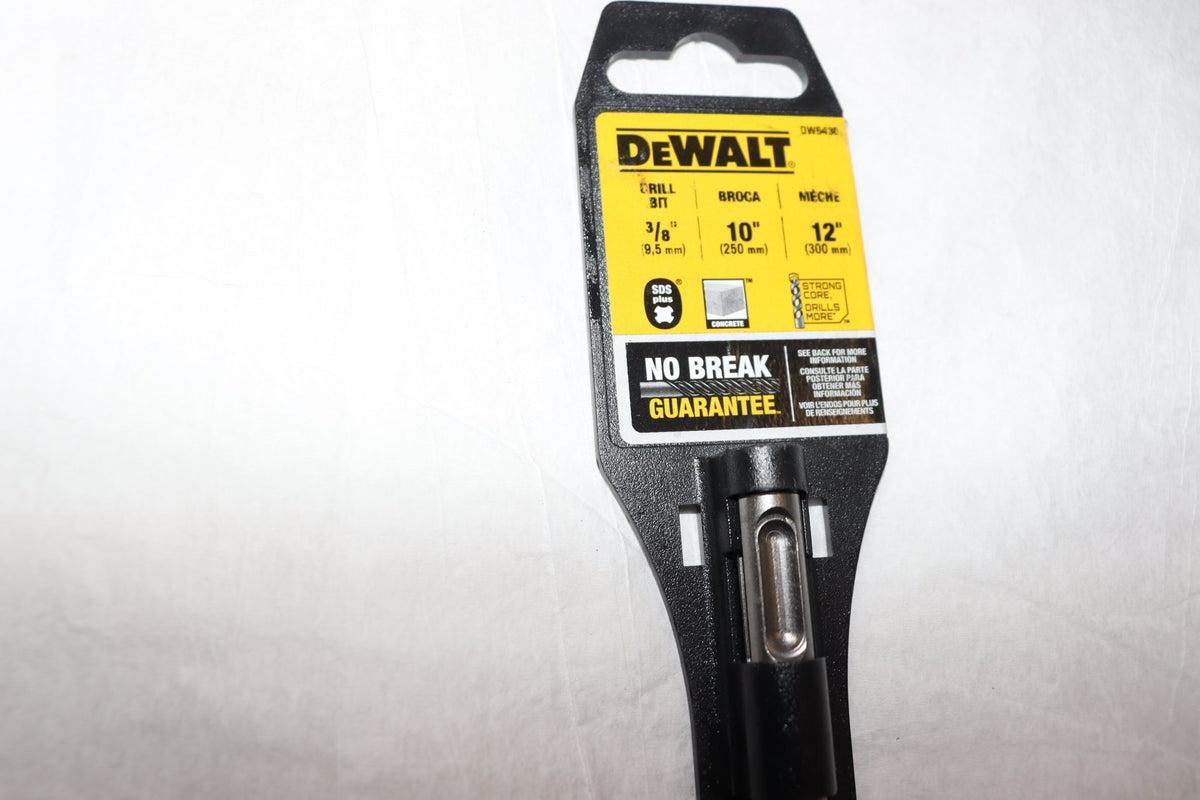 Dewalt 3/8" (9.5mm) x 10" X12” SDS Plus Hammer Drill Bit DW5430 - Northside Material Brokers