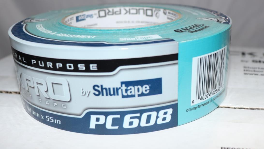 Duck Pro by Shurtape PC608 Duct Tape, Electric Blue, 1.88 Inches x 60 Yards - Northside Material Brokers