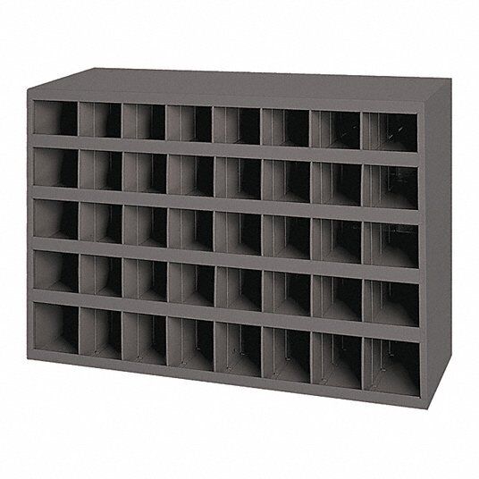Durham Manufacturing 34995 Cold-Rolled Steel 40-Opening Bin Unit - Gray - Northside Material Brokers