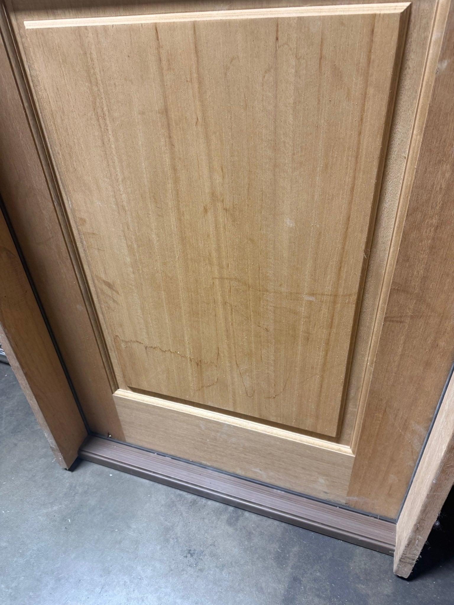 Dutch Door Mahogany 6-Lite Beveled Glass, Outswing, w/ Frame, 36" Wide x 96" Tall, 6-9/16" Jamb - Northside Material Brokers