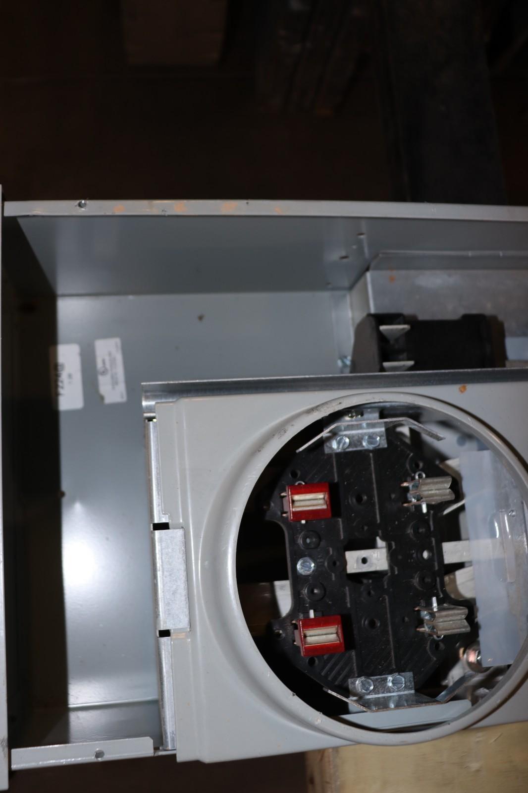 Eaton 1MM412RRL 800 Amp 4-Gang 125A 1-Phase Four Meter Socket Modular Stack Used - Northside Material Brokers