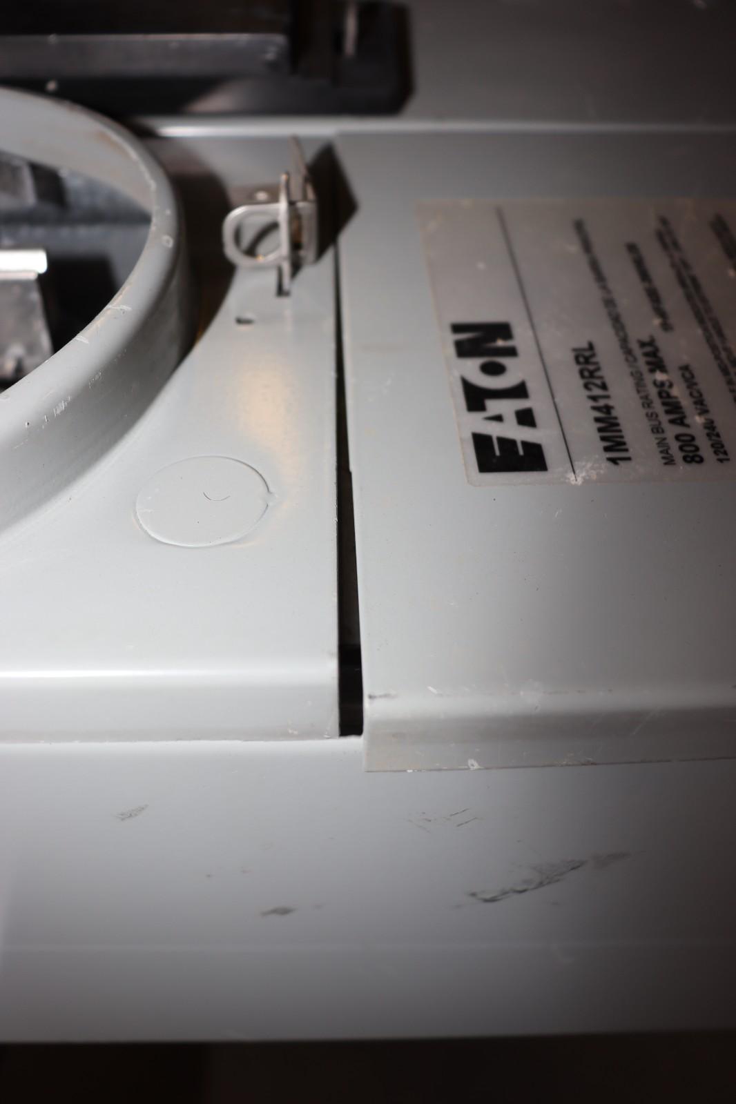 Eaton 1MM412RRL 800 Amp 4-Gang 125A 1-Phase Four Meter Socket Modular Stack Used - Northside Material Brokers