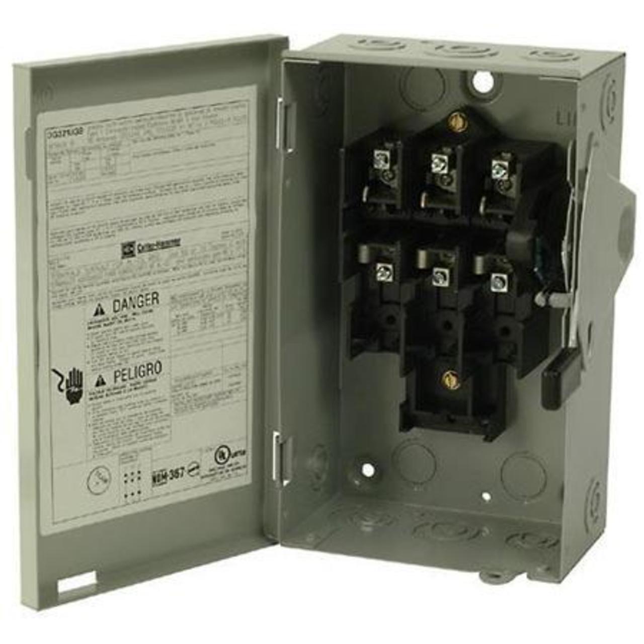 Eaton 60 Amp 2 Pole 240 Volt Disconnect and Safety Switch DG222UGB - Northside Material Brokers