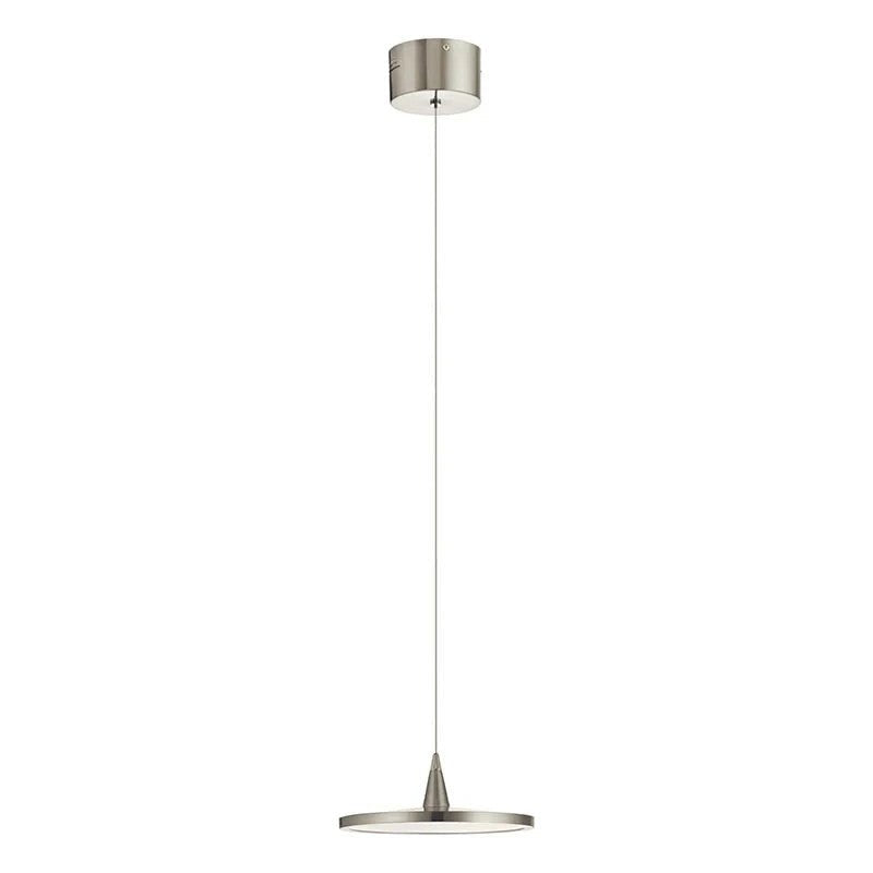 Elan 83963 Jeno Mini 1 Light LED Pendant Brushed Nickel, Kichler - Northside Material Brokers
