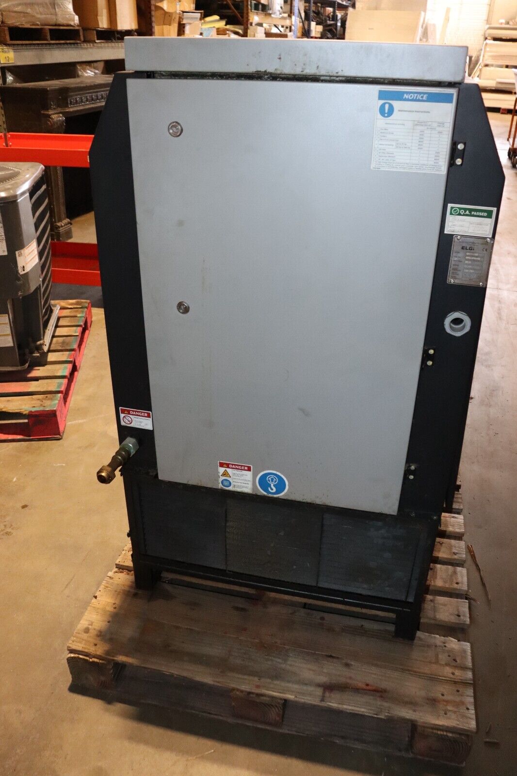 ELGi EN II Series 15-HP Tankless Rotary Screw Air Compressor, 230/480V 3 PH - Northside Material Brokers
