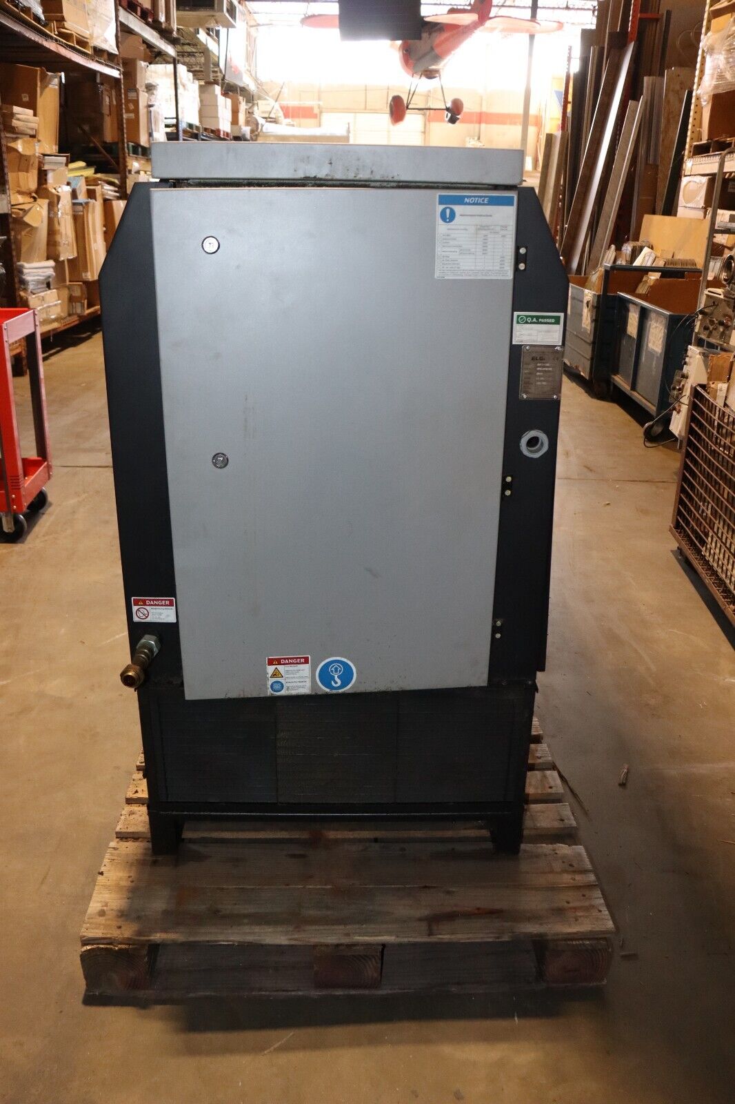 ELGi EN II Series 15-HP Tankless Rotary Screw Air Compressor, 230/480V 3 PH - Northside Material Brokers