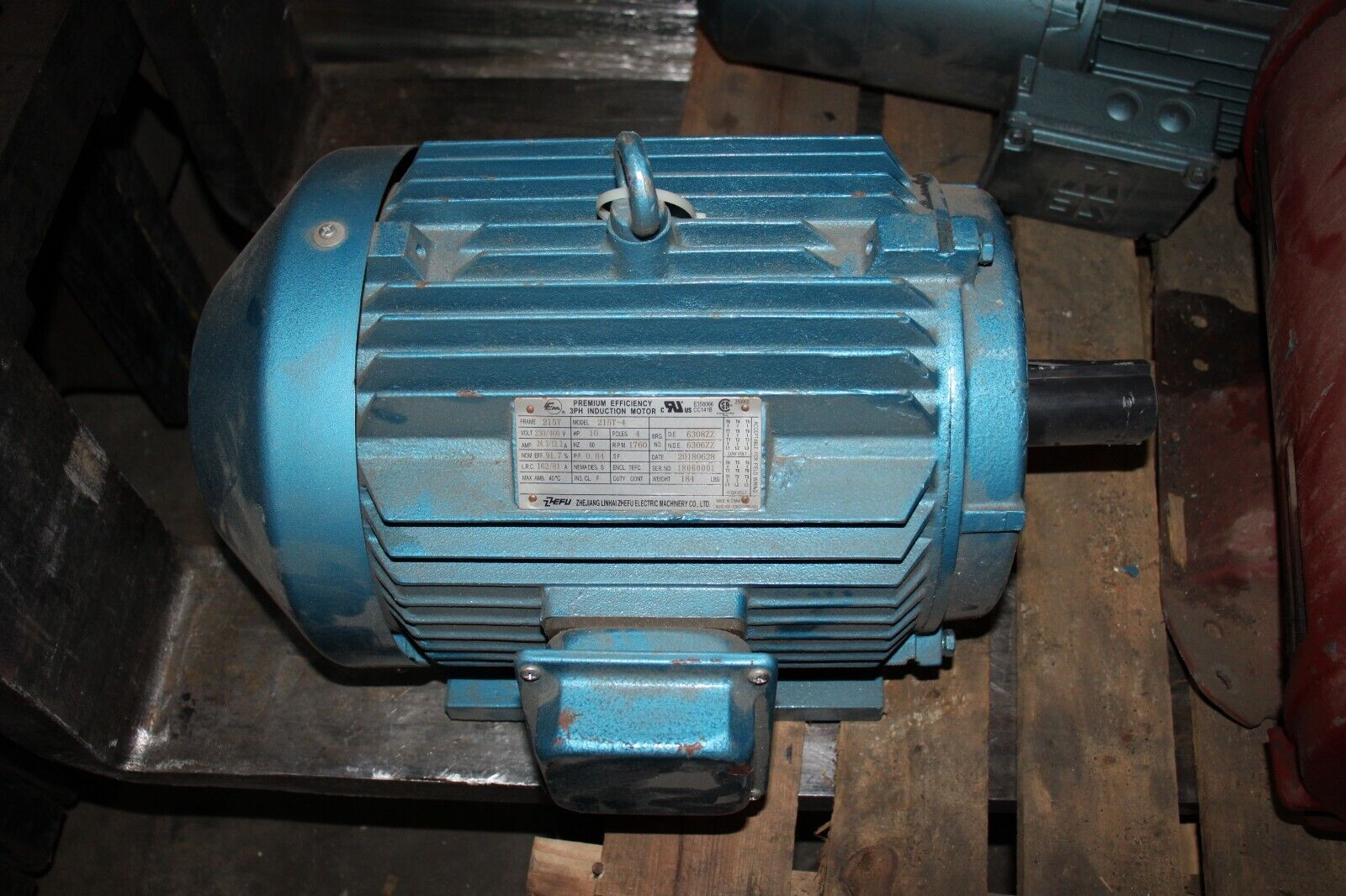 EM 215T-4 PREMIUM EFFICIENCY 3 PHASE INDUSCTION MOTOR - Northside Material Brokers