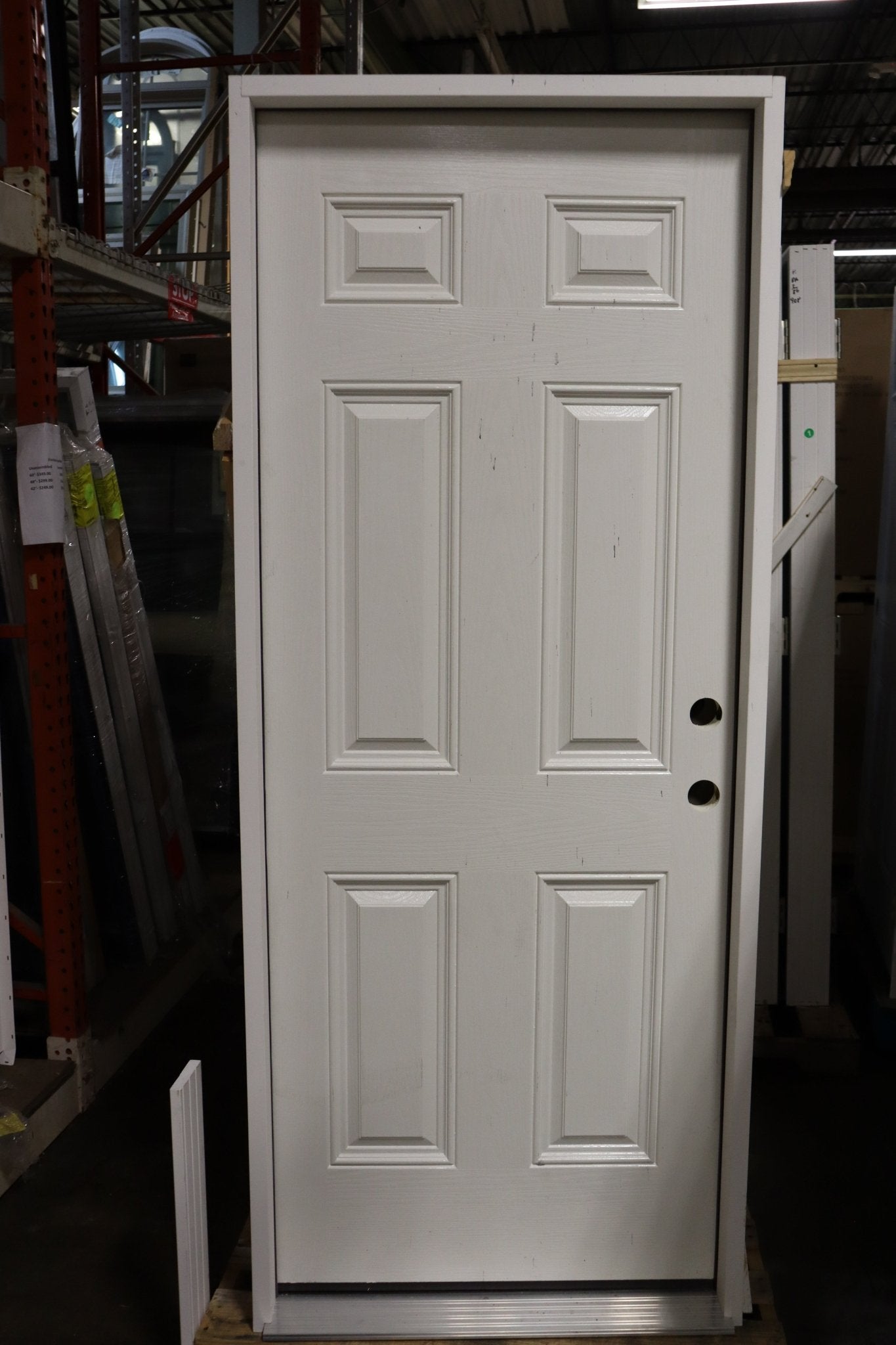 Exterior Door in Frame 30 Inch Panel Fiberglass - Northside Material Brokers