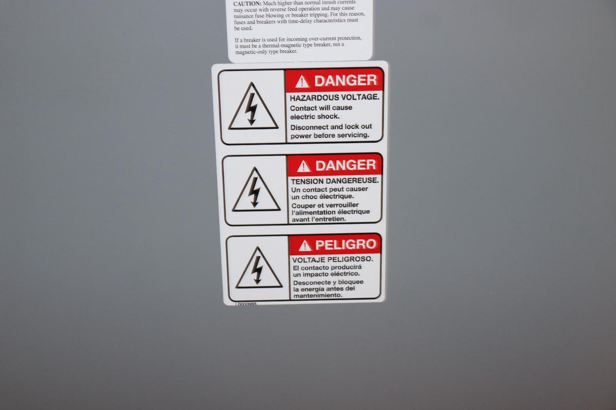 Federal Pacific 480V P 208Y/120 S 3PH Step Down T48LH2Y-45 Transformer 45KVA - Northside Material Brokers