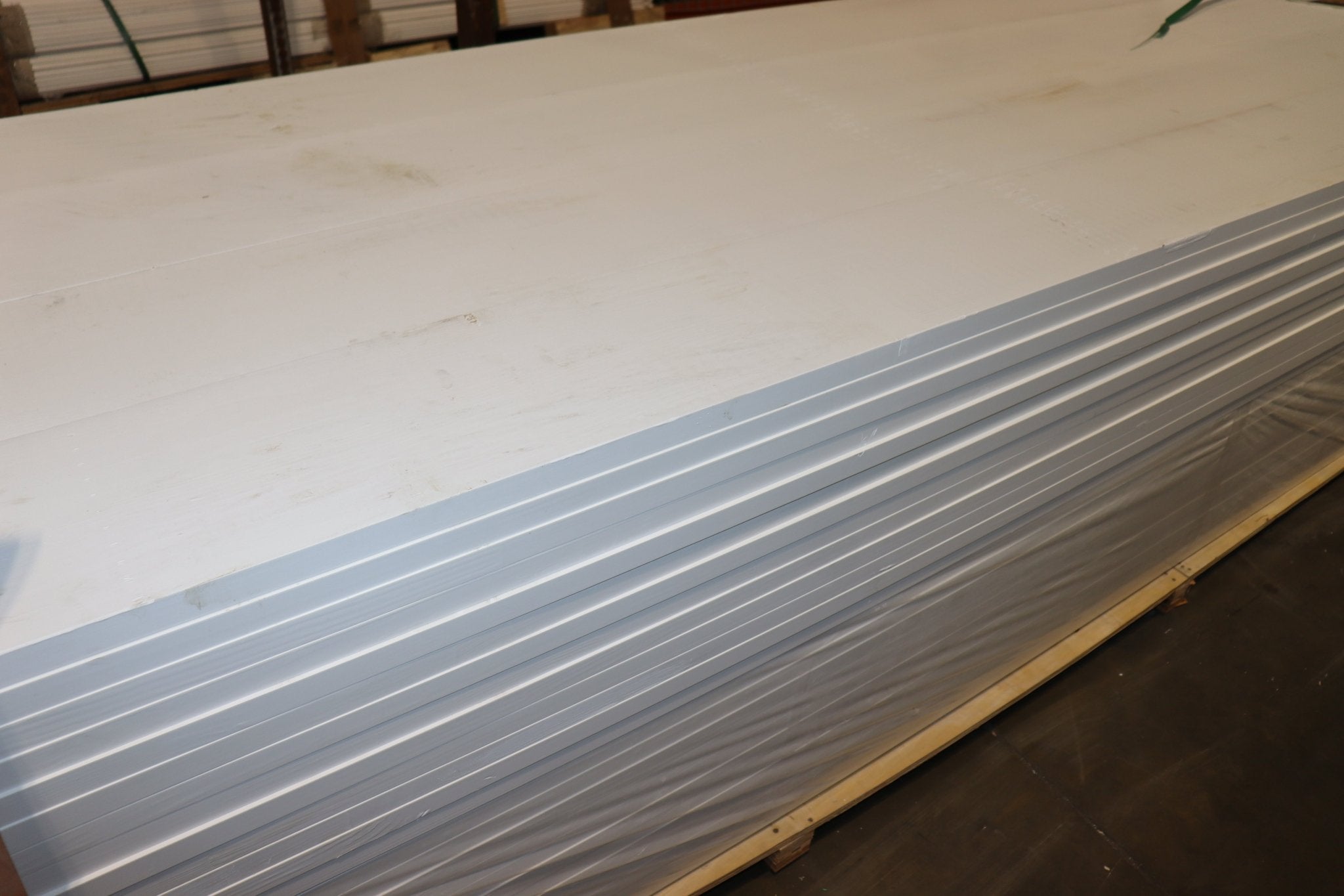 Finish Board 1 Inch x 9.25 Inch x 18 Feet, Primed 4 Sides, White, Pine - Northside Material Brokers