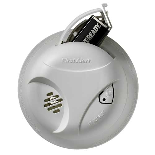 First Alert Battery Operated Ionization Smoke Alarm - SA300CN, 9V Battery Included - Northside Material Brokers