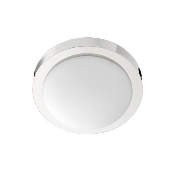 Flush Mount Ceiling Light 2 Light 11 inch Brushed Nickel, PL-3505-11-BN - Northside Material Brokers