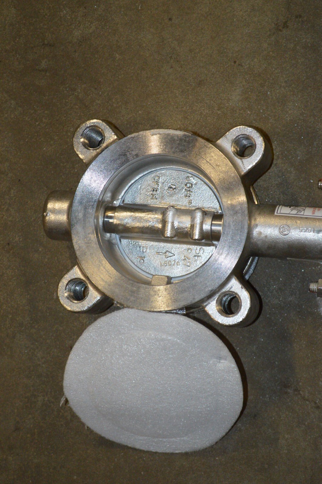 FNW HP Series 3 in Butterfly Valve w/ RPTFE Seat & Lever Handle, FNWHPA1LSTLM - Northside Material Brokers