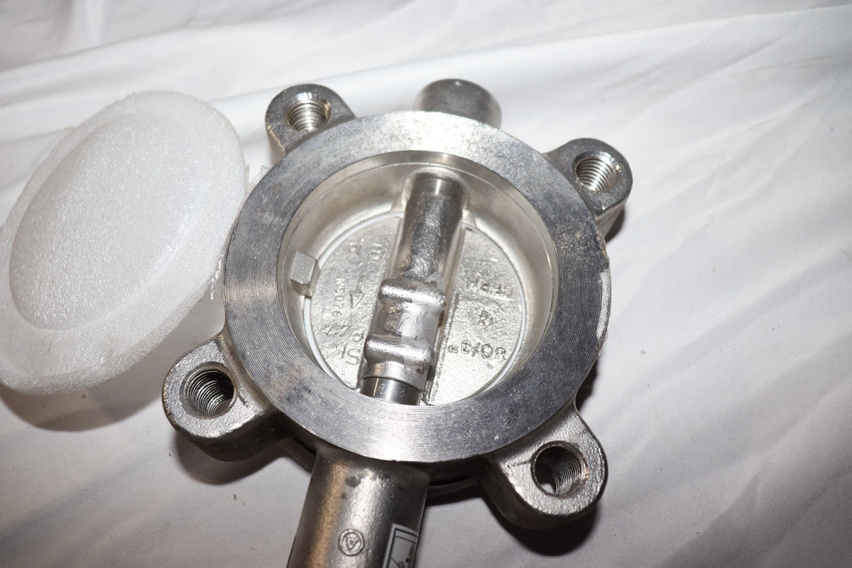 FNW HP Series 3 in Butterfly Valve w/ RPTFE Seat & Lever Handle, FNWHPA1LSTLM - Northside Material Brokers