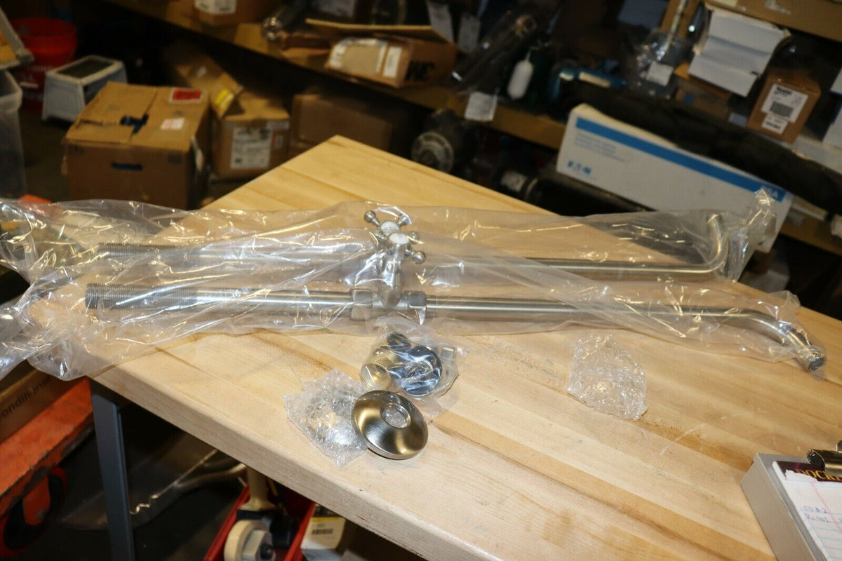 free standing Straight Supply Lines w/ stop valves, Model P0554129 - Northside Material Brokers