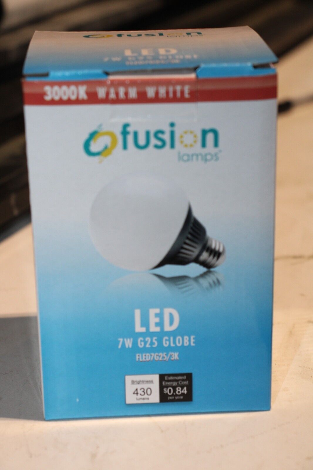FUSION G25 LED FROSTED VANITY GLOBE BULB, BOX OF 10 - Northside Material Brokers
