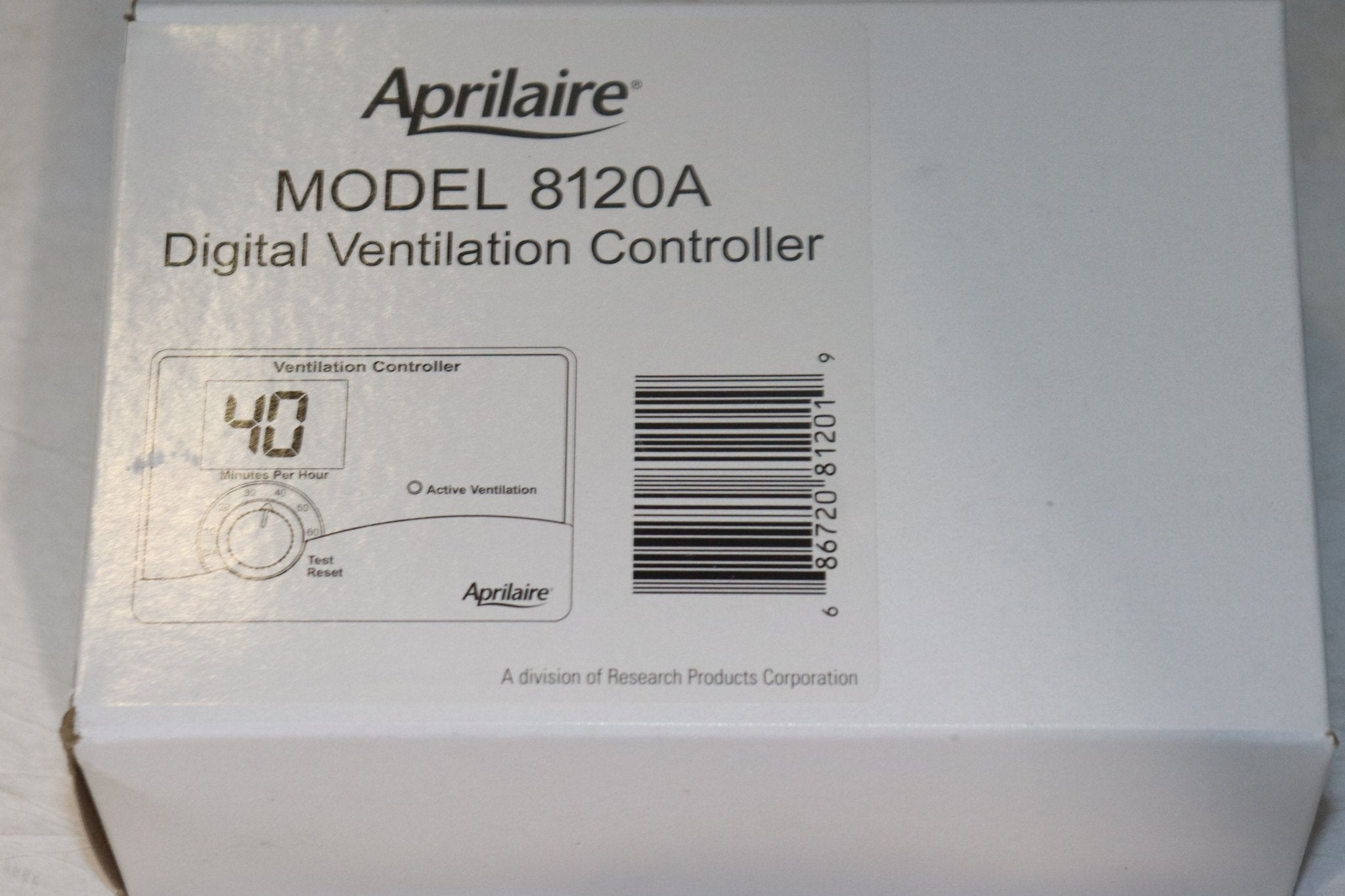 Genuine AprilAire 8120A Digital Ventilation Controller, Fresh Air Control - Northside Material Brokers