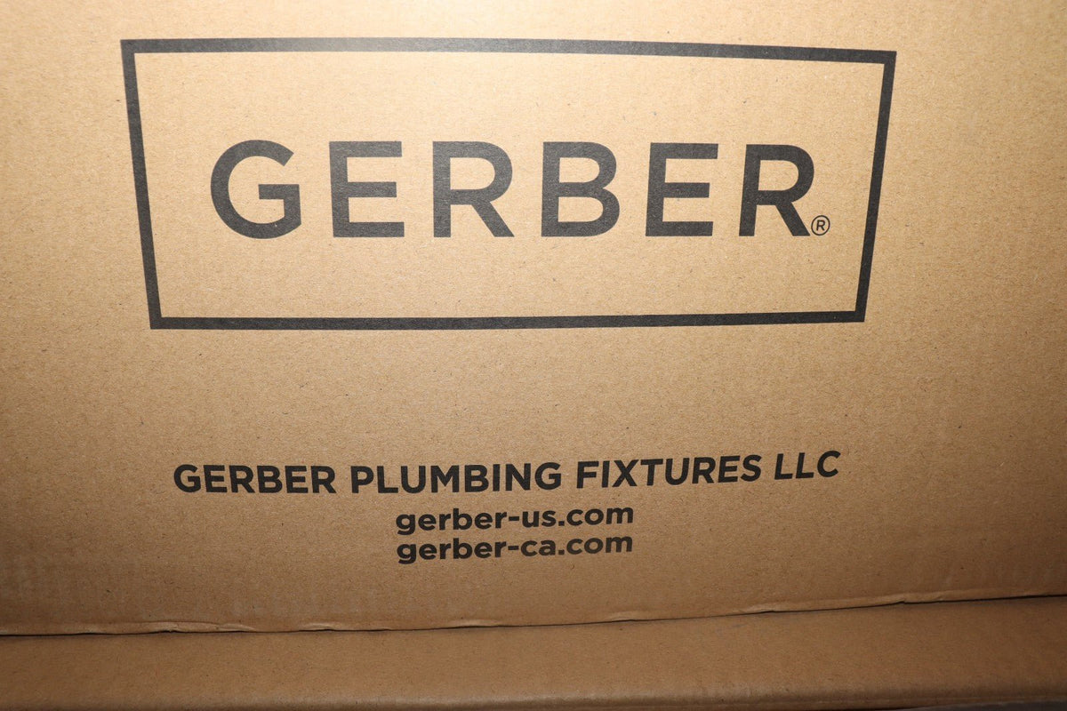 Gerber 12-780 Luxoval Undermount Bathroom Sink, 8-1/4"x19-1/2"x15-1/8" White NIB - Northside Material Brokers