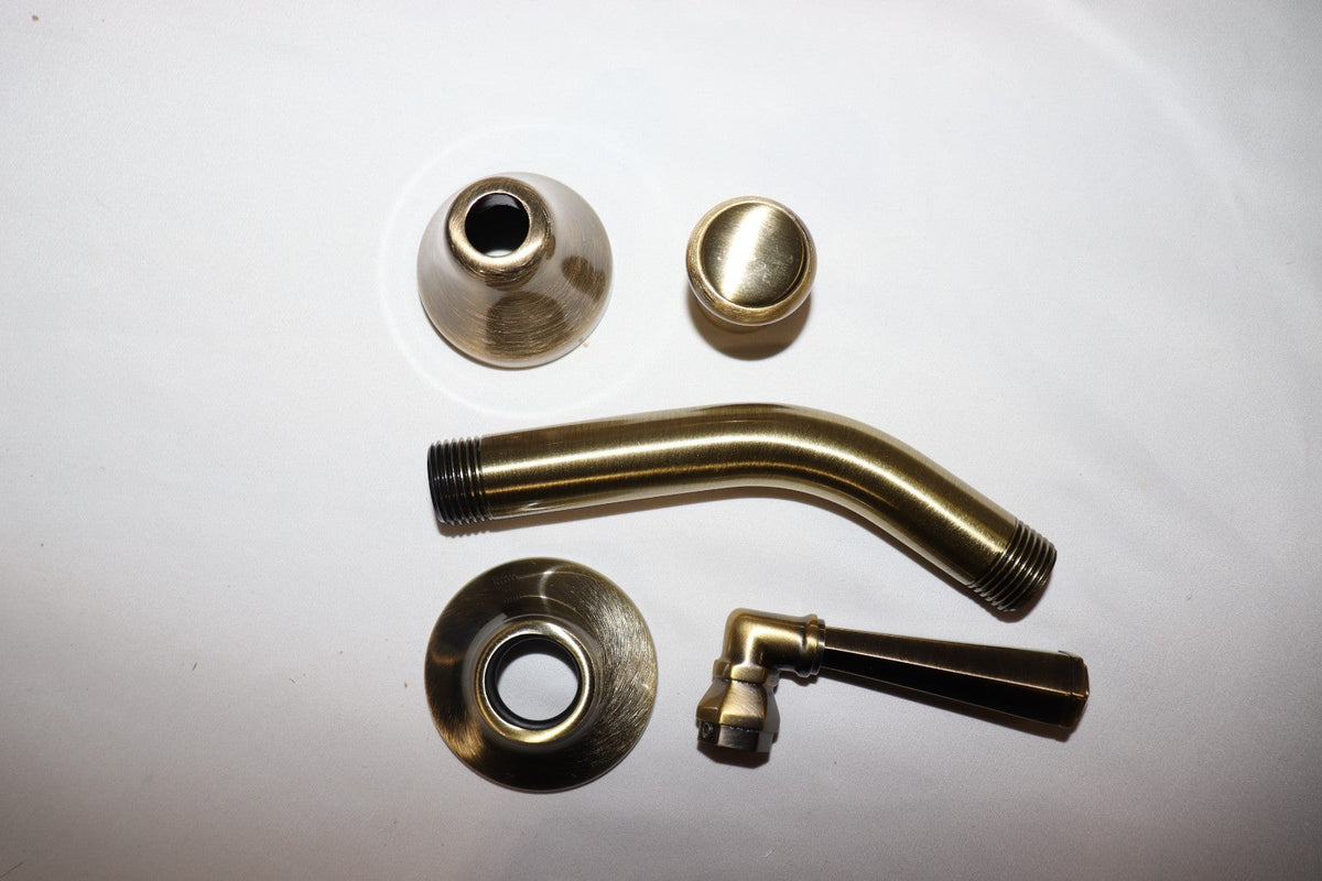 Giagni 95853-5523AB Antique Bronze Shower Trim Kit w/ Spout, NEW - Northside Material Brokers
