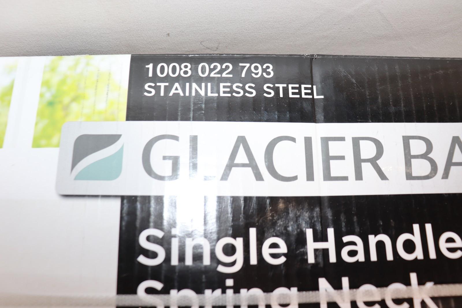 Glacier Bay Mandouri Single Handle Spring Neck Kitchen Faucet In Stainless Steel - Northside Material Brokers