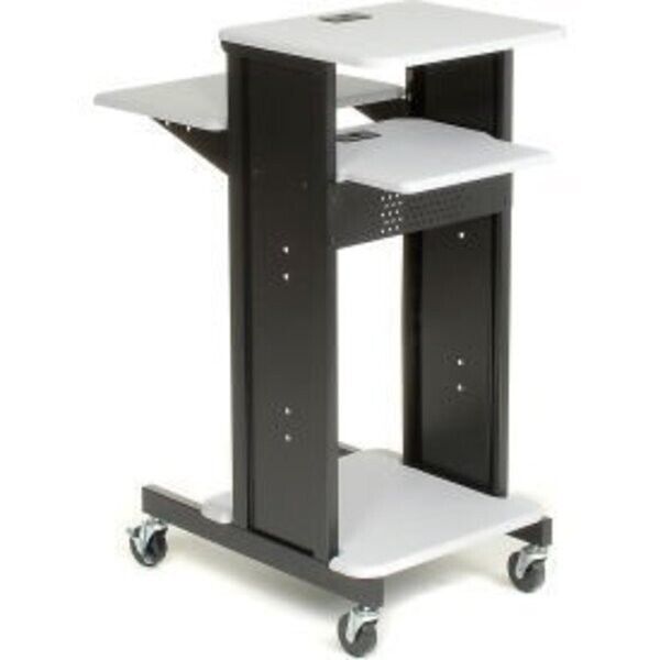 Global Industrial Projector Presentation Cart - Gray/Black - Northside Material Brokers