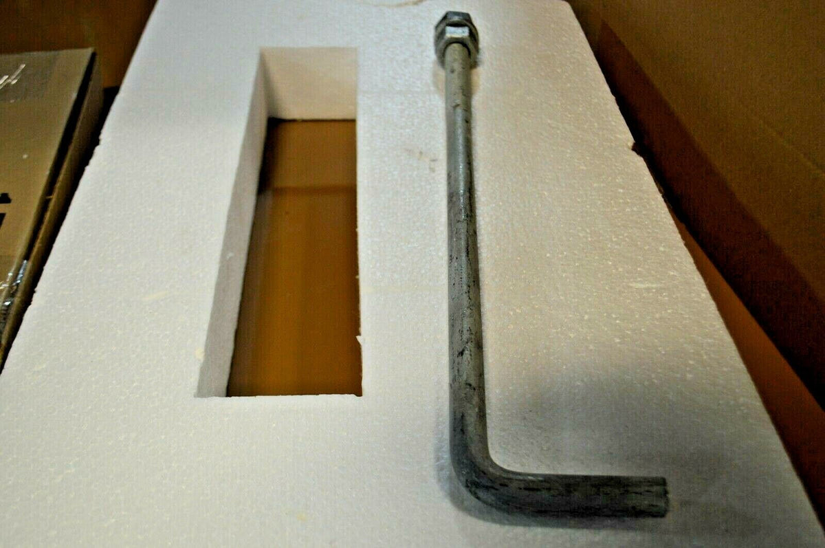 Grainger Approved 18 in Carbon Steel Anchor Bolt; PK20 Model 45225 - Northside Material Brokers