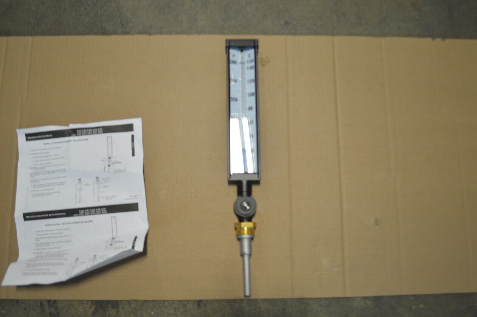 Grainger Approved Industrial Glass Thermometer ,Model 4LZP2 - Northside Material Brokers