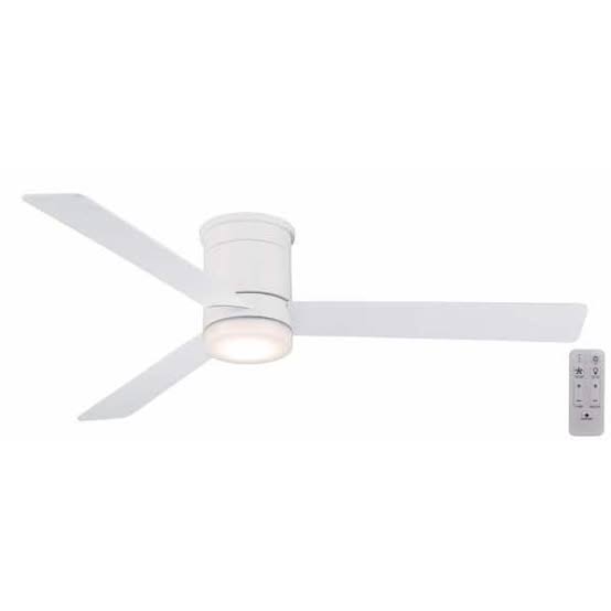 Hampton Bay Conjure 52 in. Indoor Matte White Ceiling Fan - Northside Material Brokers