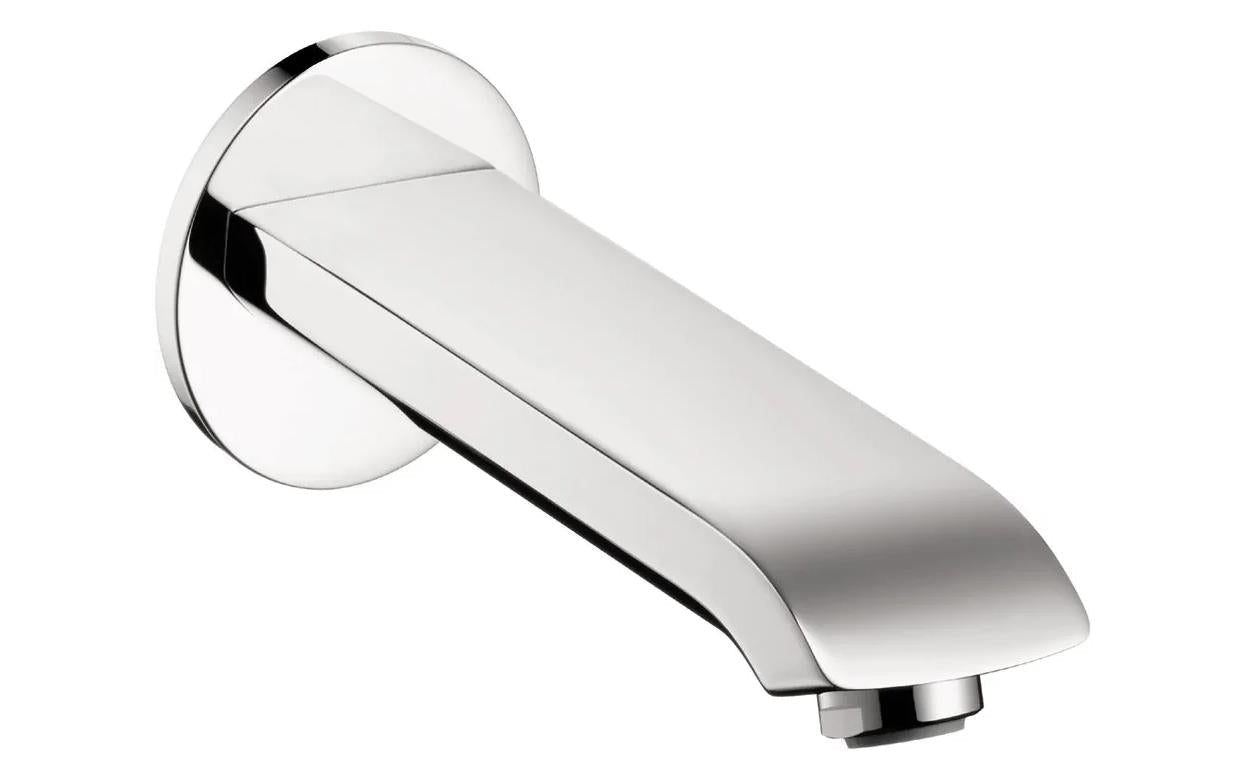 hansgrohe Tub Spout Premium 3-inch Modern Tub Spout in chrome, 31494001 - Northside Material Brokers