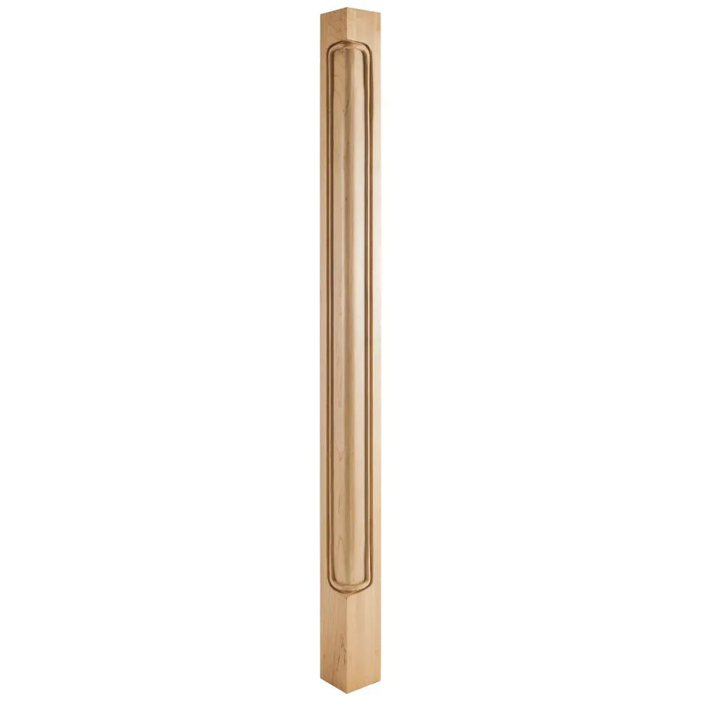 Hard Maple Beaded Corner Post 2-3/4" W x 2-3/4" D x 42" H CP-3-42MP - Northside Material Brokers
