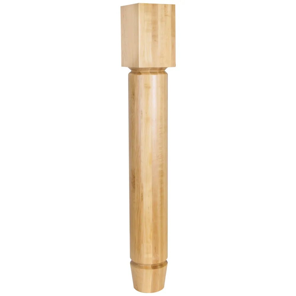 Hard Maple Round Arts & Crafts Post 5" W x 5" D x 35-1/2" H P63-5-HMP - Northside Material Brokers