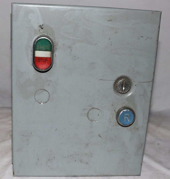 Hoffman A10N86 Enclosure w/ A10N8P Panel & Contactors, Used - Northside Material Brokers