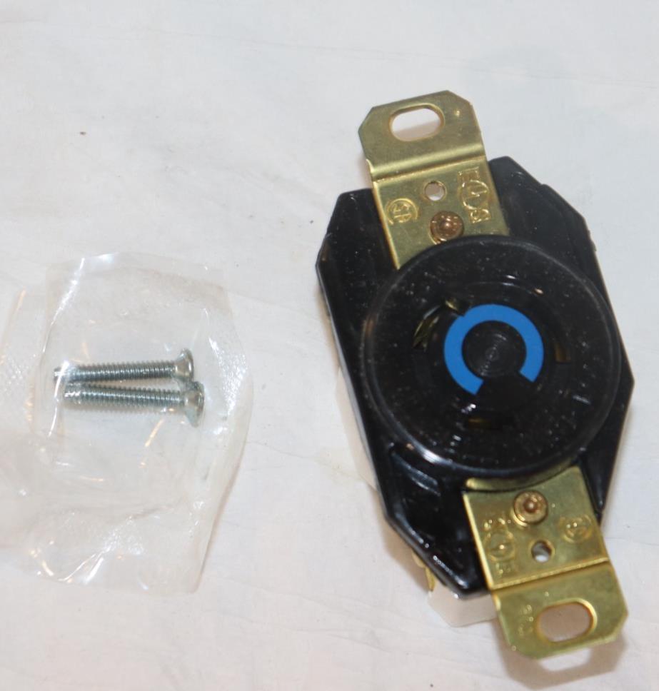 Hubbell HBL2320 Locking Receptacle Outlet Twist Lock NEMA L6-20R 20A 250V - Northside Material Brokers