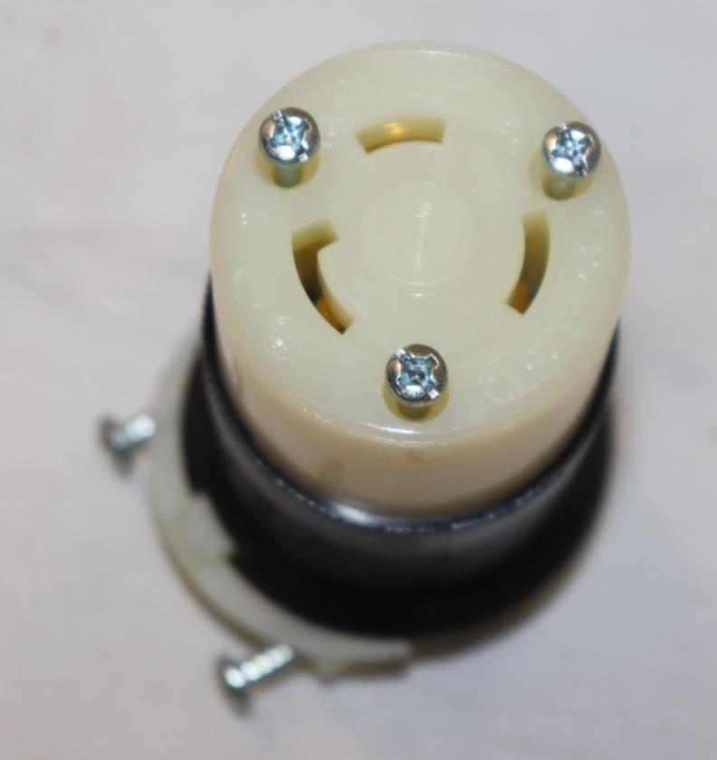 Hubbell HBL2613 Twist Lock Insulgrip Male Plug 30A, 125V, 2 Pole 3 Wire - Northside Material Brokers