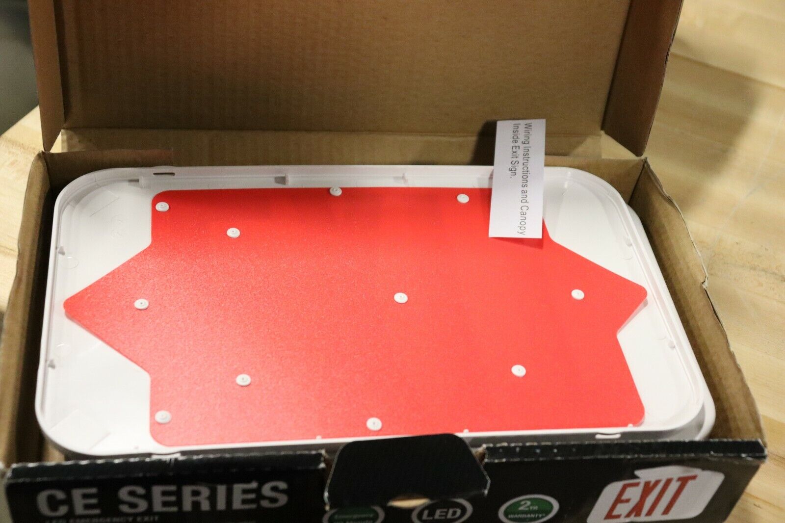 Hubbell Lighting , LED, Exit Sign, Model CER 4.300"L LED - Northside Material Brokers