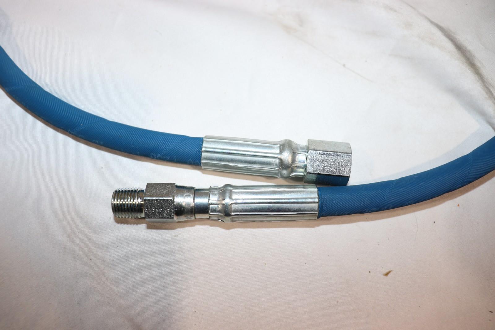 Hurricane High Pressure Hose, 3000 PSI, 7258, 44 inch long, 1/4" ID - Northside Material Brokers