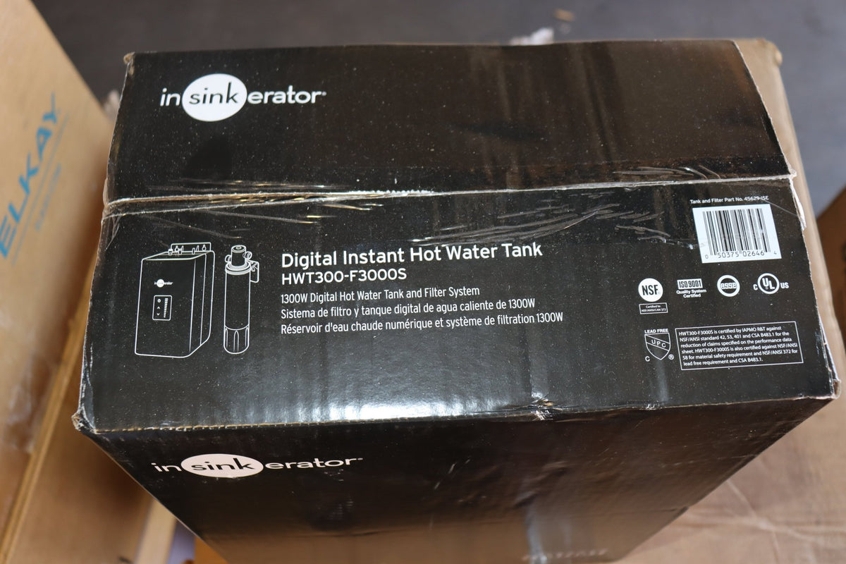 Insinkerator Digital Instant Hot Water Tank & Filtration System HWT300-F3000S - Northside Material Brokers