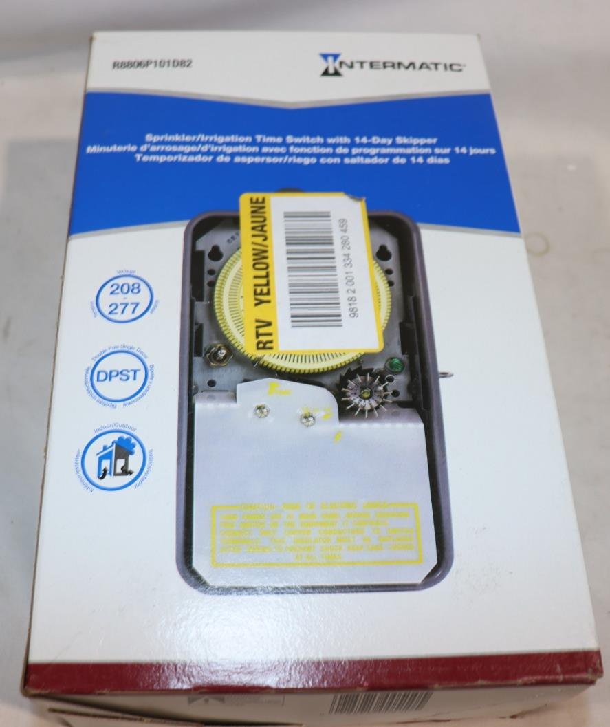 Intermatic R8806P101D82 Automatic Sprinkler Timer Controller, 208/277V - Northside Material Brokers