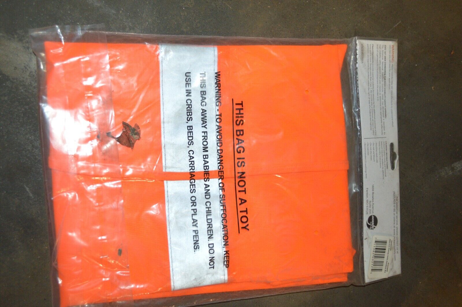Jackson ANSI Class 2 Safety Vest, M-L, PACK OF 10 - Northside Material Brokers