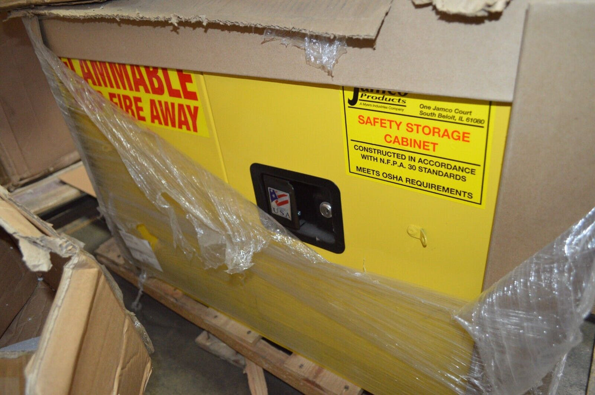 JAMCO 11GAL Countertop Flammables Cabinet 49R162 - Northside Material Brokers