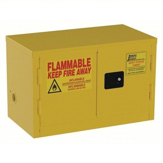 JAMCO 11GAL Countertop Flammables Cabinet 49R162 - Northside Material Brokers