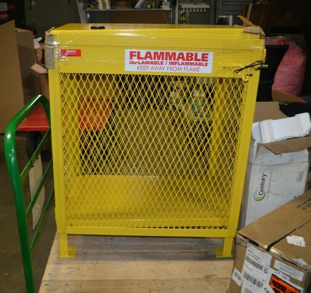 Jamco Flammable storafe locker , size 39" x 30" - Northside Material Brokers