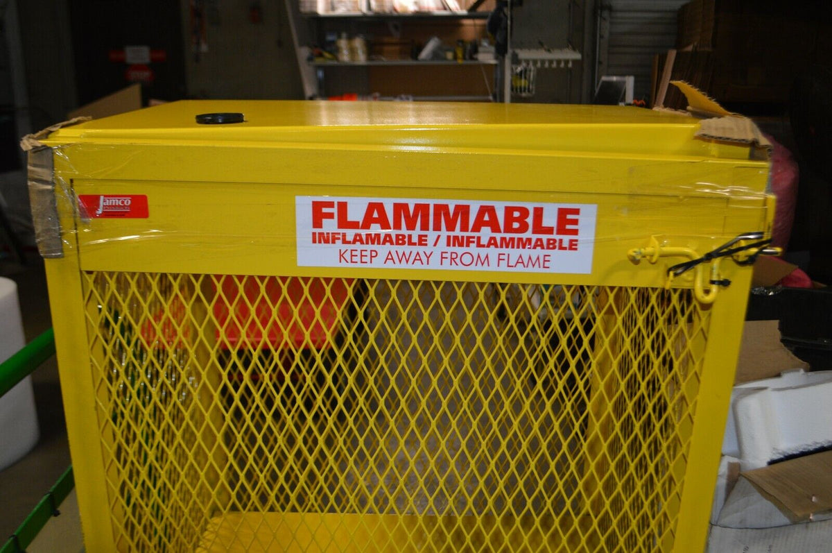 Jamco Flammable storafe locker , size 39" x 30" - Northside Material Brokers