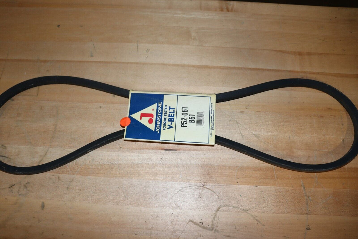 Johnstone V-Belt B61, 64 in Outside Lg, 21/32 in Top Wd, 13/32 in Thick, P52-061 - Northside Material Brokers