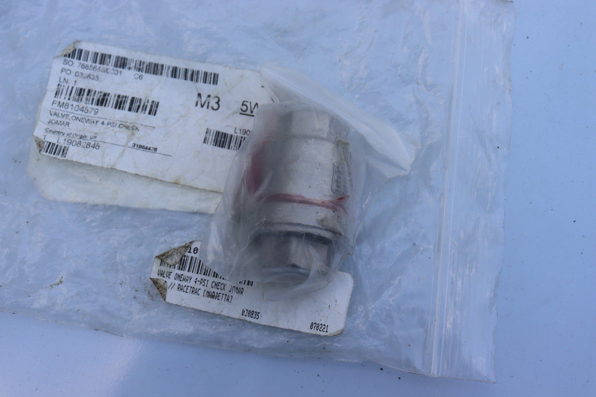 Jomar 105-903-4, Valve T-55 1/2", 4 PSI, New - Northside Material Brokers
