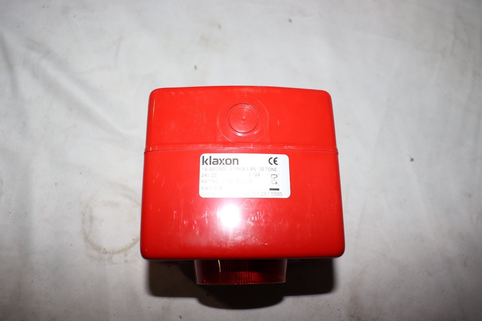 Klaxon 18-980369 Syrex 5 XN 32 Tone, w/ Light, 24VDC, Used - Northside Material Brokers