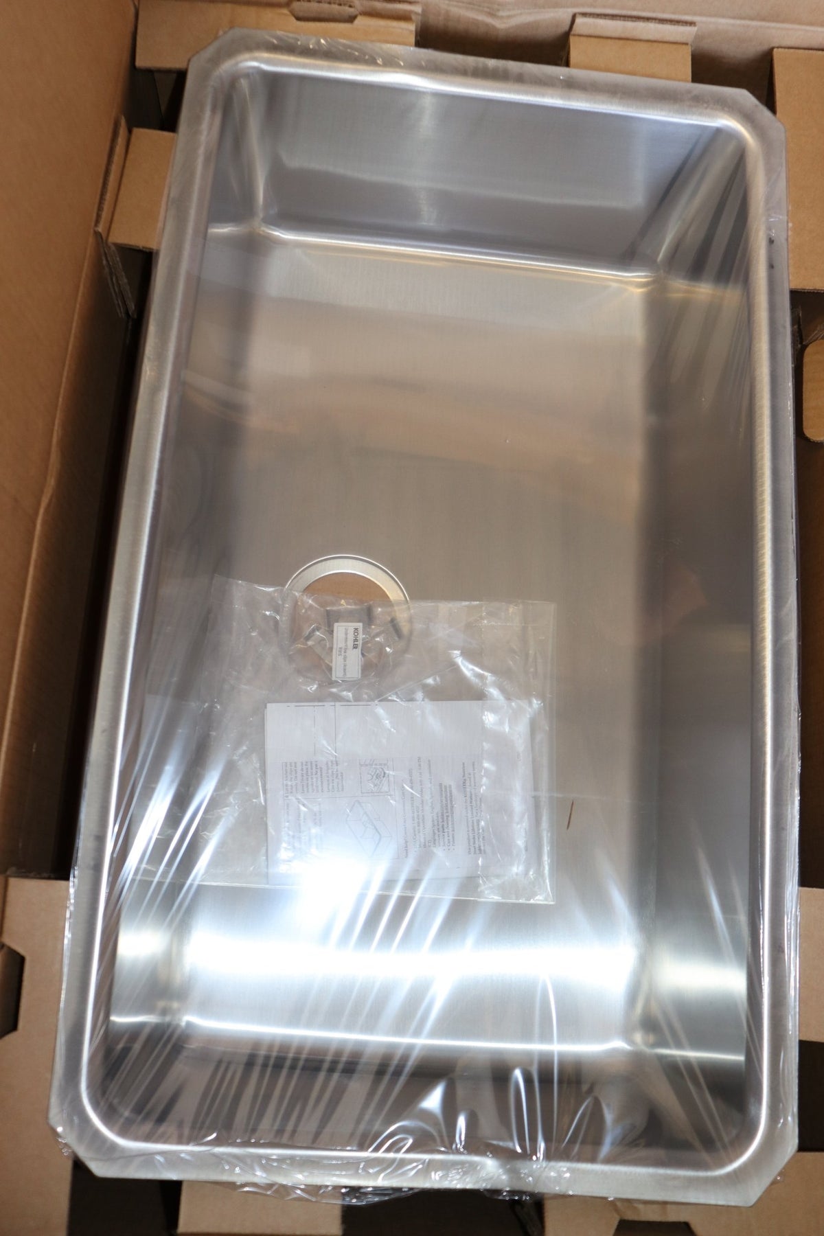 Kohler Buckley 32-1/4" Undermount Single Basin Stainless Steel Kitchen Sink, 28901-NA - Northside Material Brokers