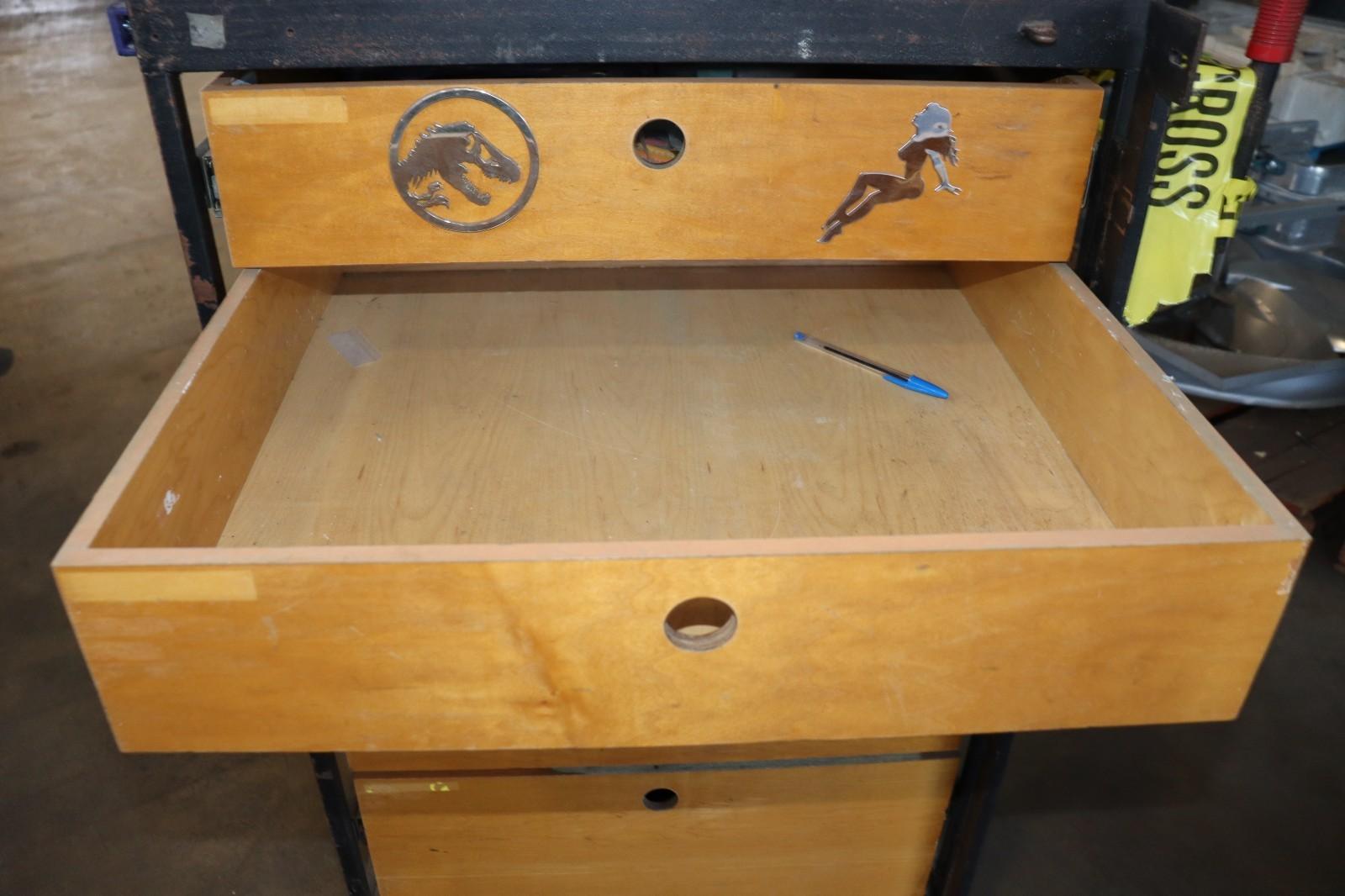 Large Grip Cart, 6 Drawer, w/ Casters, Locking, Wood Drawers, Steel Frame - Northside Material Brokers