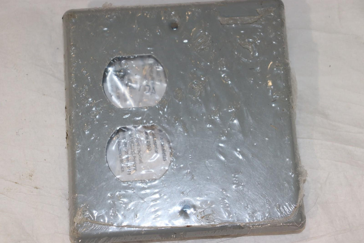 LEGRAND G4047BX Gray Plate, 2 Gang, Duplex, 4047 Series - Northside Material Brokers